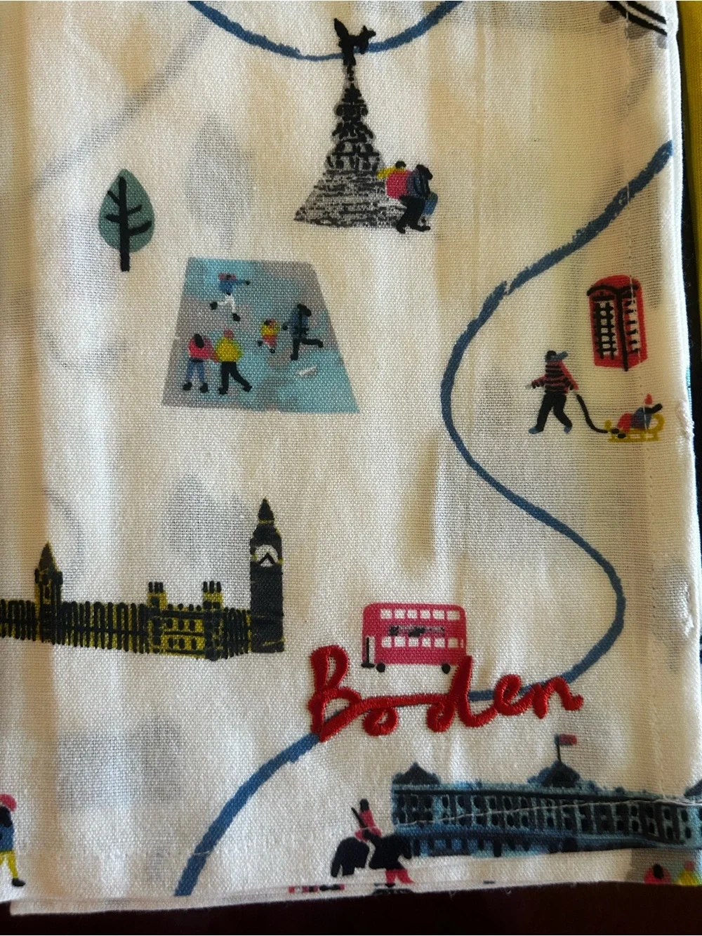 Boden Multicolor Woodland Cotton Tea Towel Set